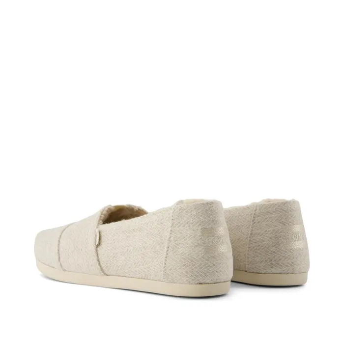 Toms TOMS Classics Alpargata Cozy Natural Herringbone 8211 Women