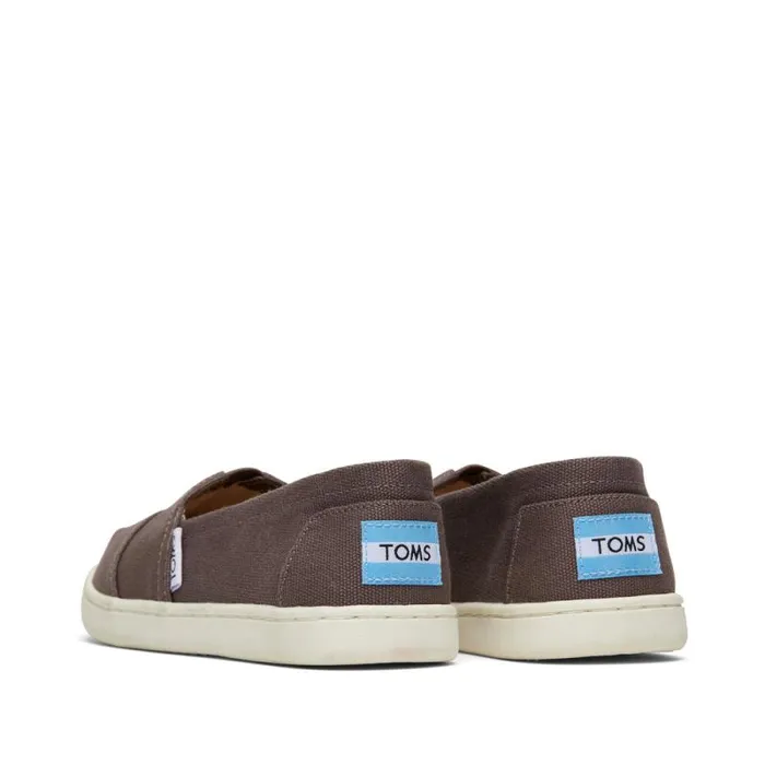 Toms TOMS Classics Alpargata Kids Shoe Ash Canvas 8211 WomenKids