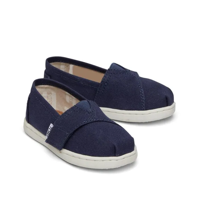 Toms TOMS Classics Alpargata Toddler Shoe Navy Canvas 8211 WomenKids