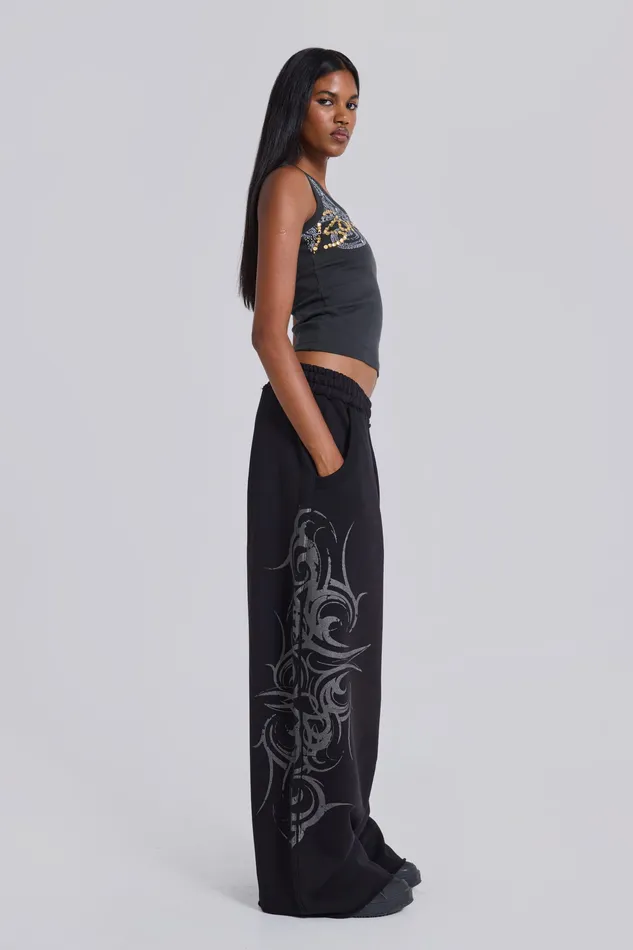 Tops Black Blade Joggers Jaded London Women