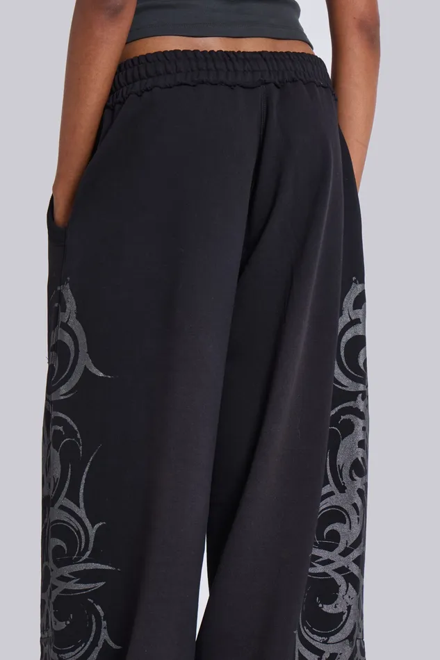 Tops Black Blade Joggers Jaded London Women