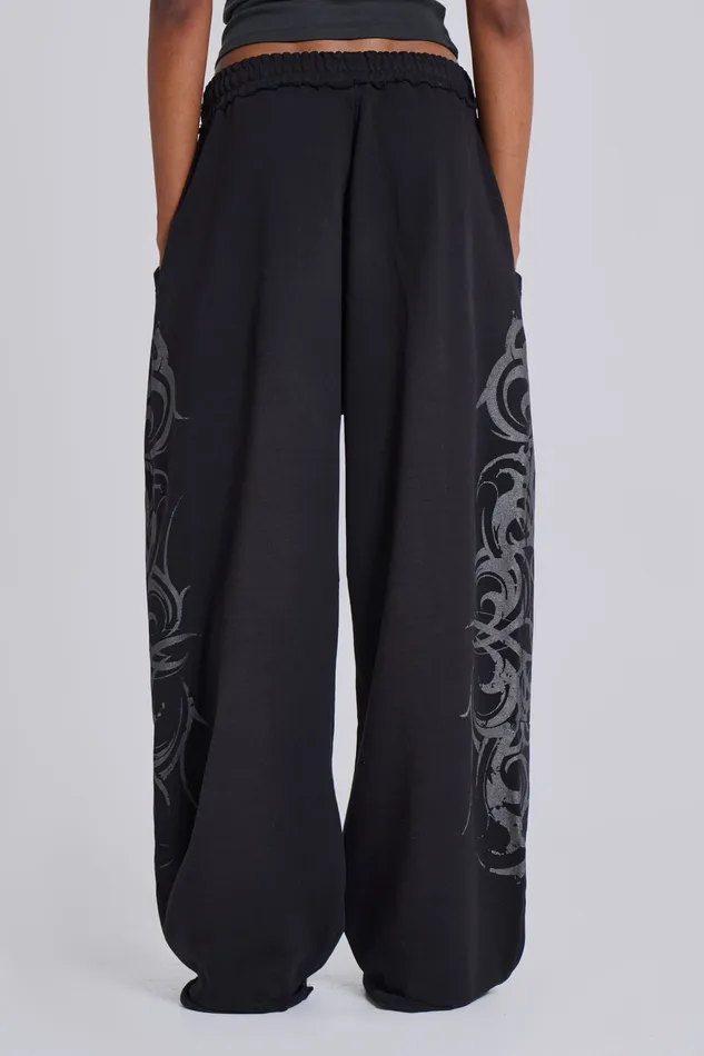 Tops Black Blade Joggers Jaded London Women