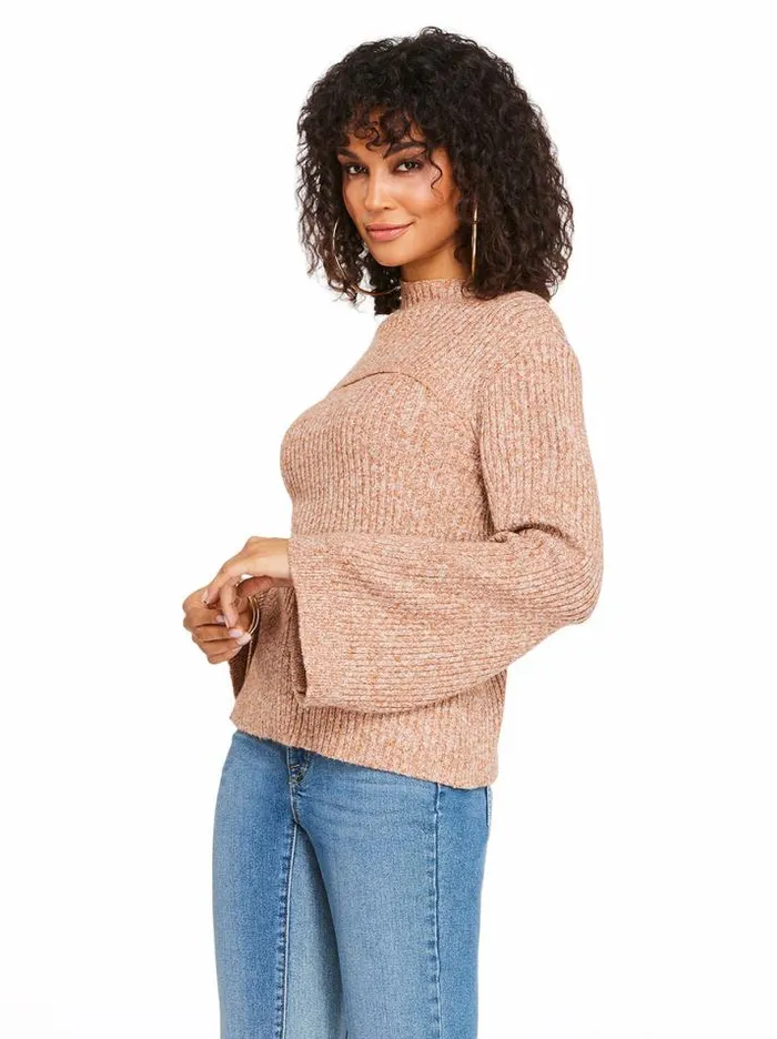 Tops Clothing Jessica Simpson Kaida Sweater In Mocha Mousse
