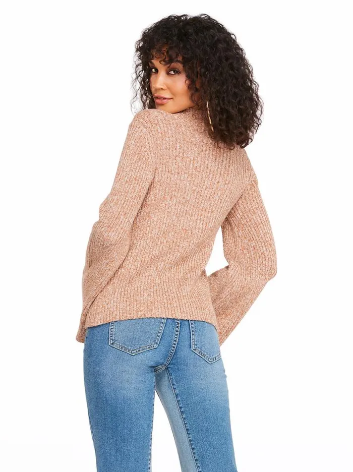 Tops Clothing Jessica Simpson Kaida Sweater In Mocha Mousse