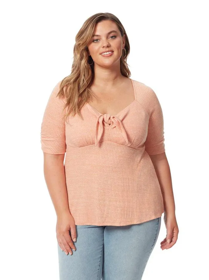 Tops Clothing Jessica Simpson Lyndsey Top In Brandied Melon