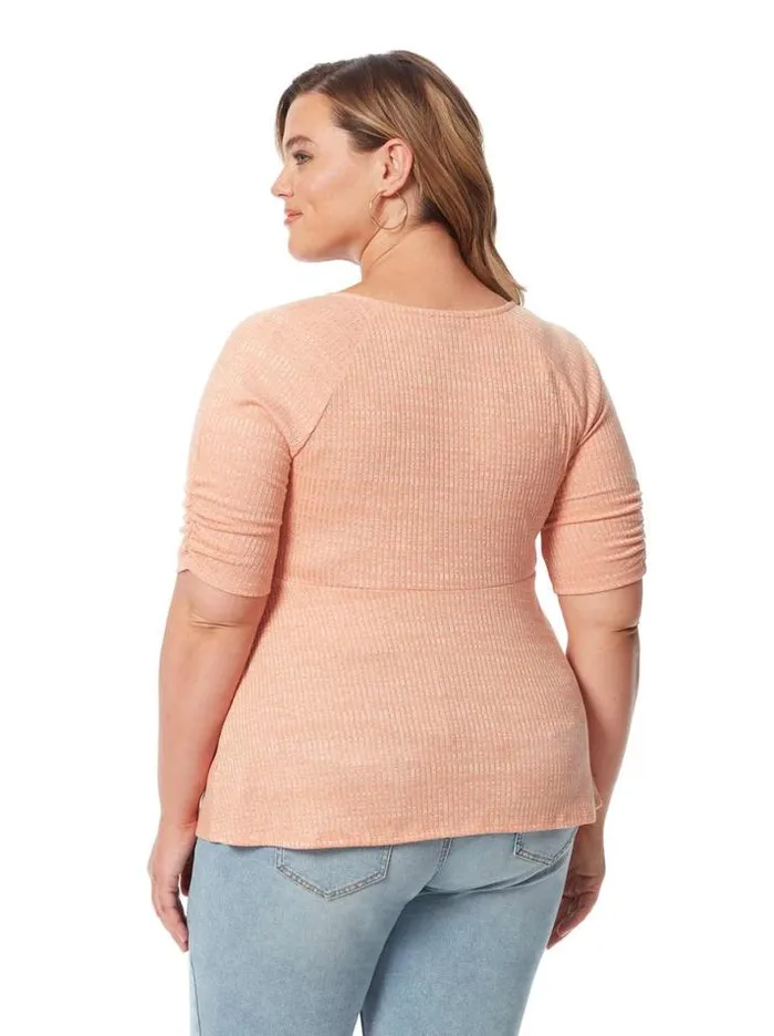 Tops Clothing Jessica Simpson Lyndsey Top In Brandied Melon