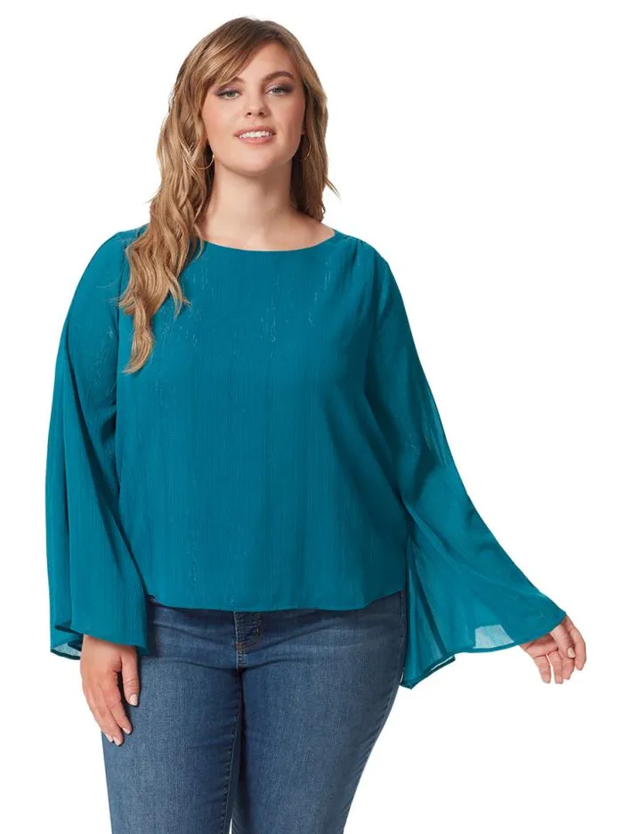 Tops Clothing Jessica Simpson Monique Top Ocean Depths