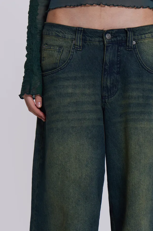 Tops Shop Sandblast Blue Wash Colossus Jeans Jaded London Women