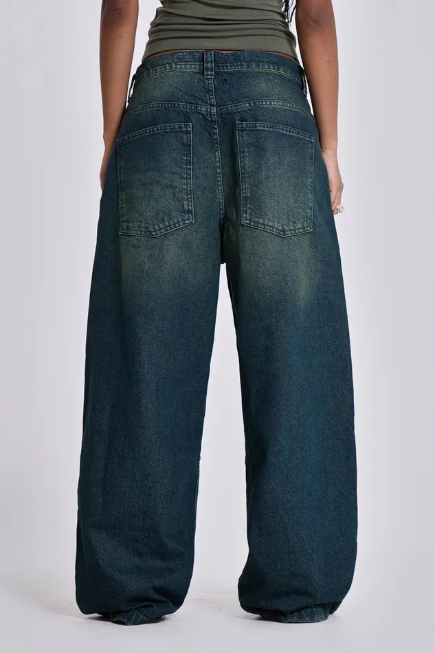 Tops Shop Sandblast Blue Wash Colossus Jeans Jaded London Women