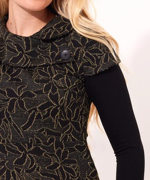 Tops Tunics and Blouses Apparel Joebrowns All That Glitters Jaquard Tunic Black Tops Tunics and Blouses Apparel Joebrowns All That Glitters Jaquard Tunic Black