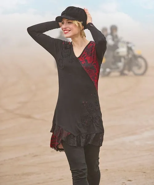 Tops Tunics and Blouses Apparel Joebrowns Joe8217s Favourite Cutabout Jersey Tunic Black