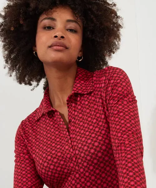 Tops Tunics and Blouses Apparel Lola Geo Jersey Print Top Pink Joebrowns Tops Tunics and Blouses Apparel Lola Geo Jersey Print Top Pink Joebrowns