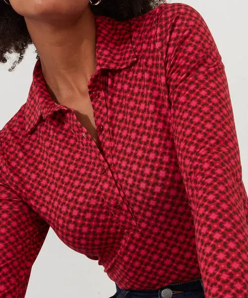 Tops Tunics and Blouses Apparel Lola Geo Jersey Print Top Pink Joebrowns Tops Tunics and Blouses Apparel Lola Geo Jersey Print Top Pink Joebrowns