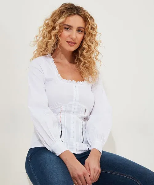 Tops Tunics and Blouses Joebrowns Apparel Joe8217s Must Have White Blouse White Tops Tunics and Blouses Joebrowns Apparel Joe8217s Must Have White Blouse White