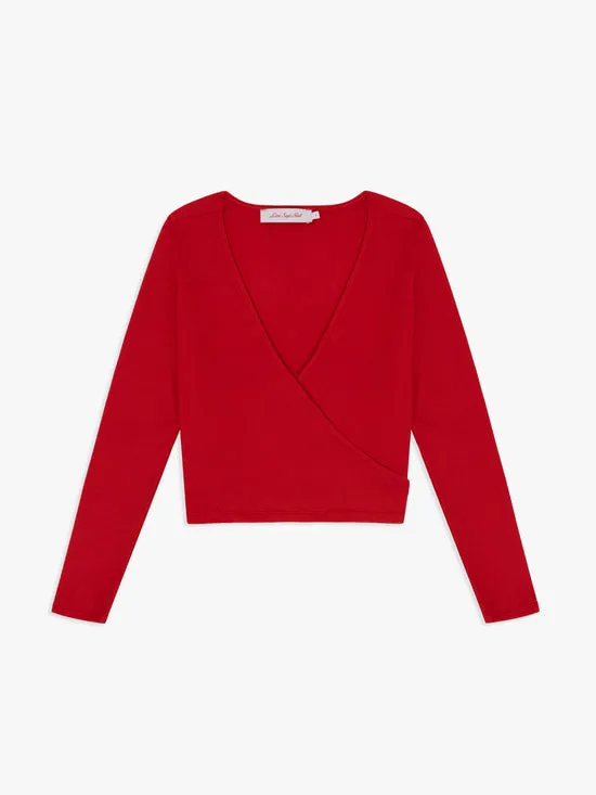 Tops Women Lucille Wrap Top Cherry Lisa Says Gah