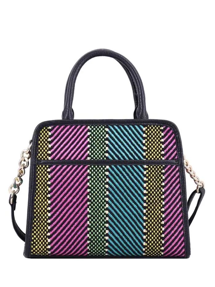 Tote Bags Jessica Simpson Maison Satchel In Straw Multi