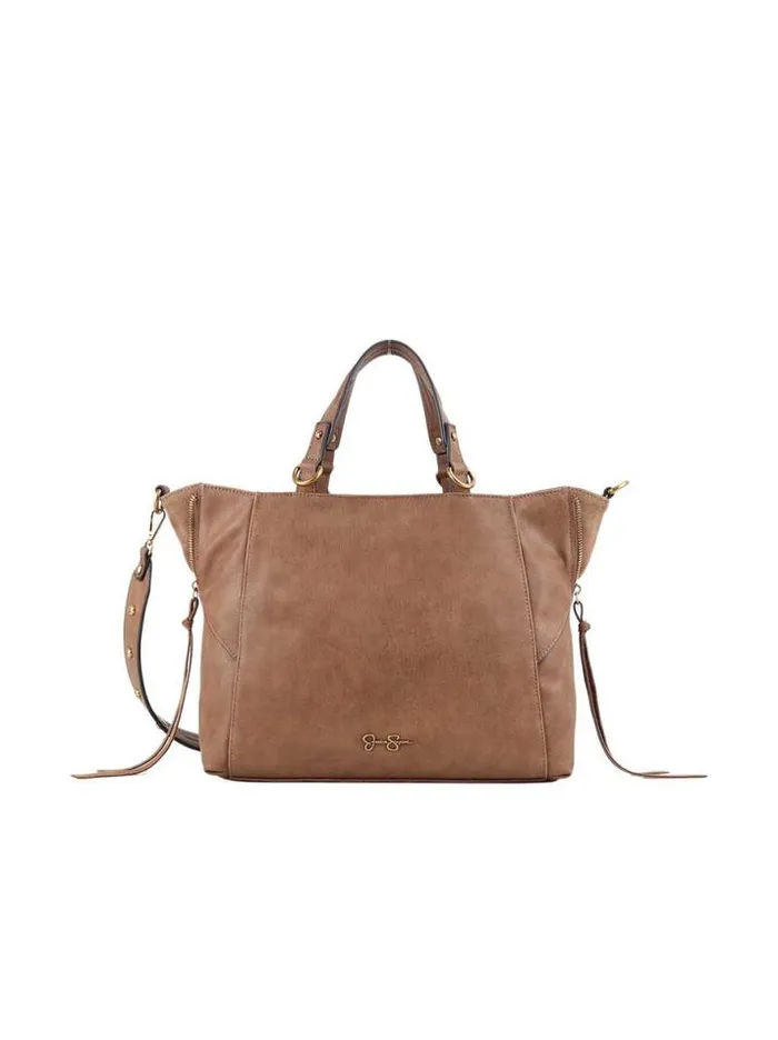 Tote Bags Jessica Simpson Walton Satchel In Almond Brown