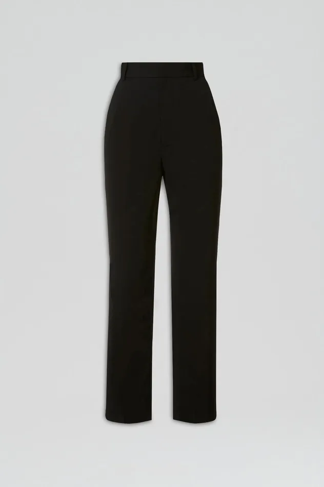 Trousers Scanlan Theodore Women TAILORED CROPPED TROUSER BLACK