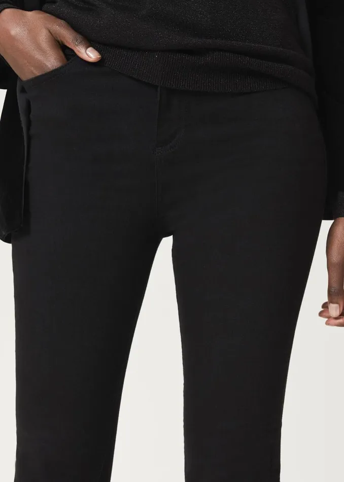 Trousers Women HOBBS Petite Gia Sculpting Jeans Black