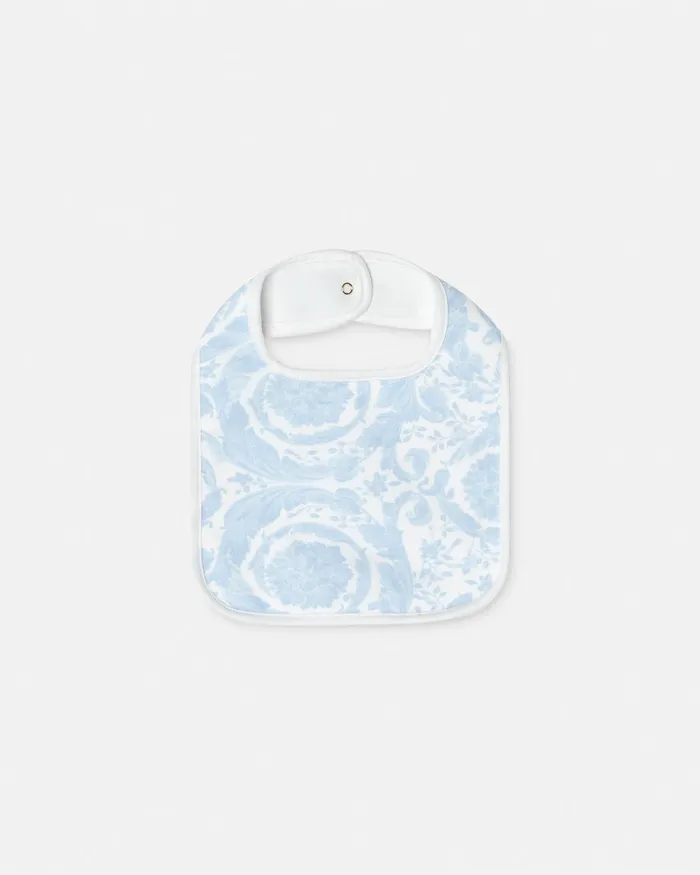 Versace Accessories Kids Barocco Baby Bib Blueprint