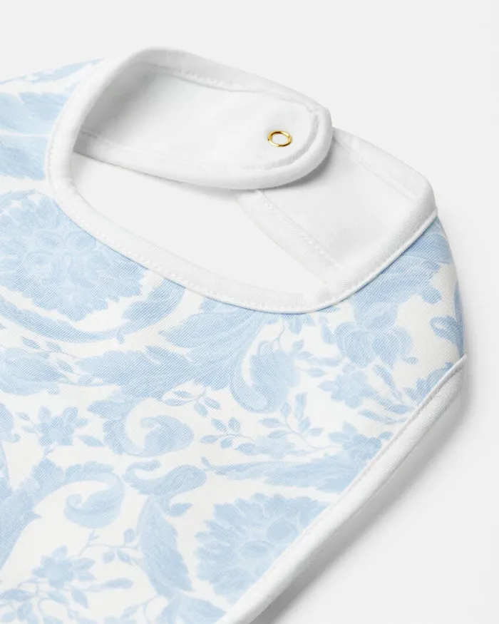 Versace Accessories Kids Barocco Baby Bib Blueprint