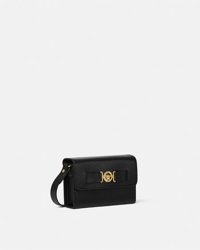 Versace Crossbody and Messengers Men Medusa Biggie Messenger Bag Blackgold