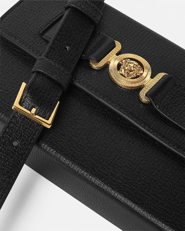 Versace Crossbody and Messengers Men Medusa Biggie Messenger Bag Blackgold