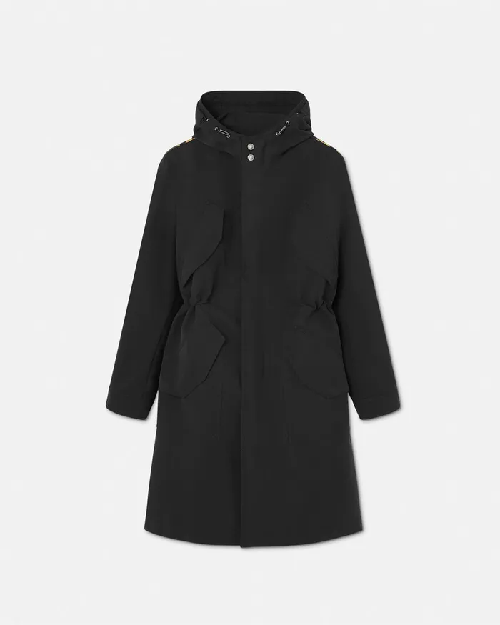 Versace Jackets and Coats Men La Coupe Des Dieux Trench Coat Black