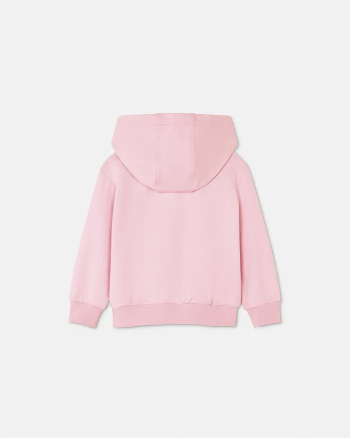Versace Knitwear and Sweatshirts Kids Embroidered Medusa Baby Hoodie Light Pink