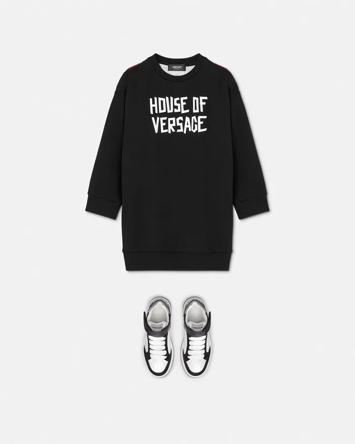 Versace Knitwear and Sweatshirts Kids Sweatshirt Dress Black