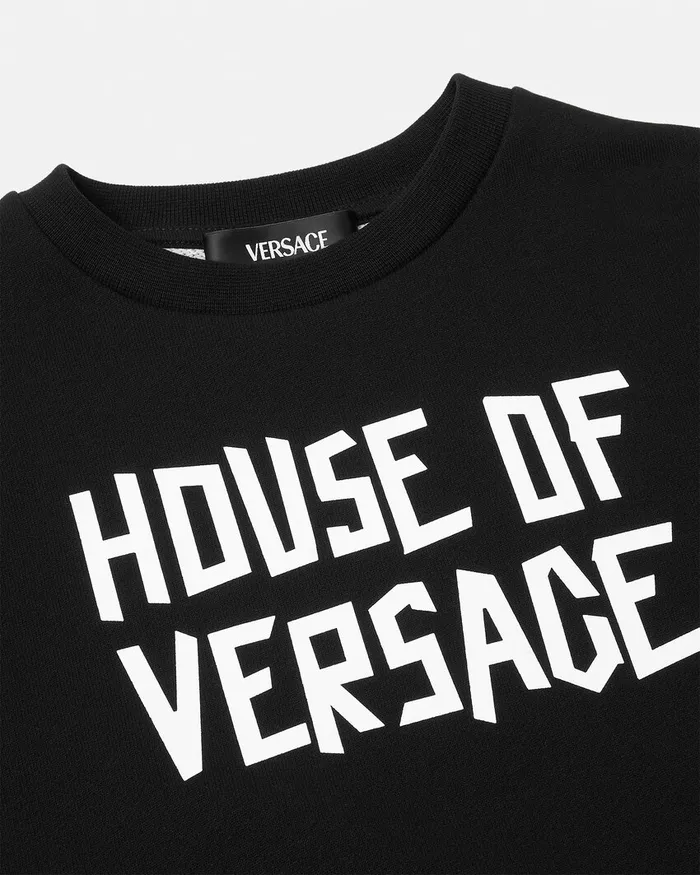 Versace Knitwear and Sweatshirts Kids Sweatshirt Dress Black