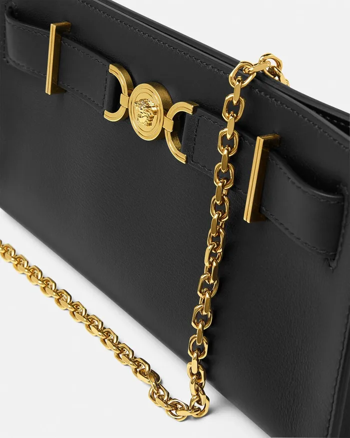 Versace Mini Bags and Clutches Women Medusa 03995 Clutch Blackgold