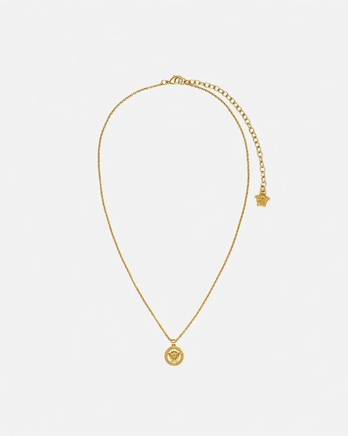 Versace Necklaces MenWomen Medusa 03995 Pendant Necklace Light Gold