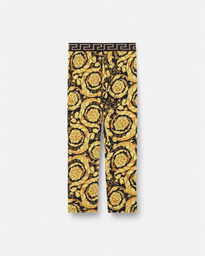 Versace Pants and Skirts Kids Barocco Leggings Blackprint