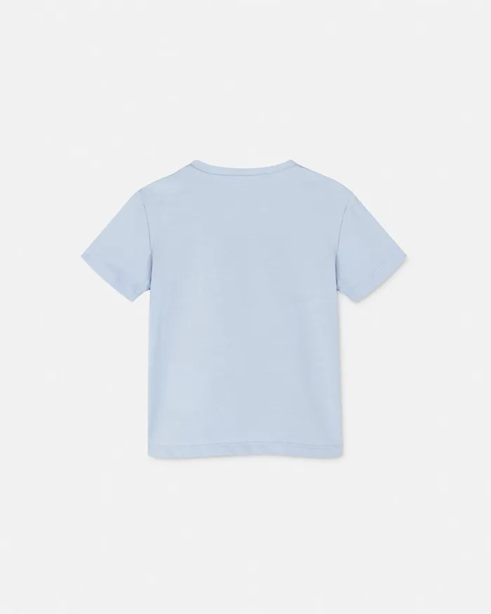 Versace Shirts and Tshirts Kids 90s Vintage Logo Baby TShirt Light Blue