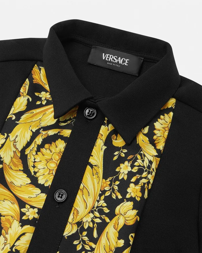 Versace Shirts and Tshirts Kids Barocco Baby Overshirt Black