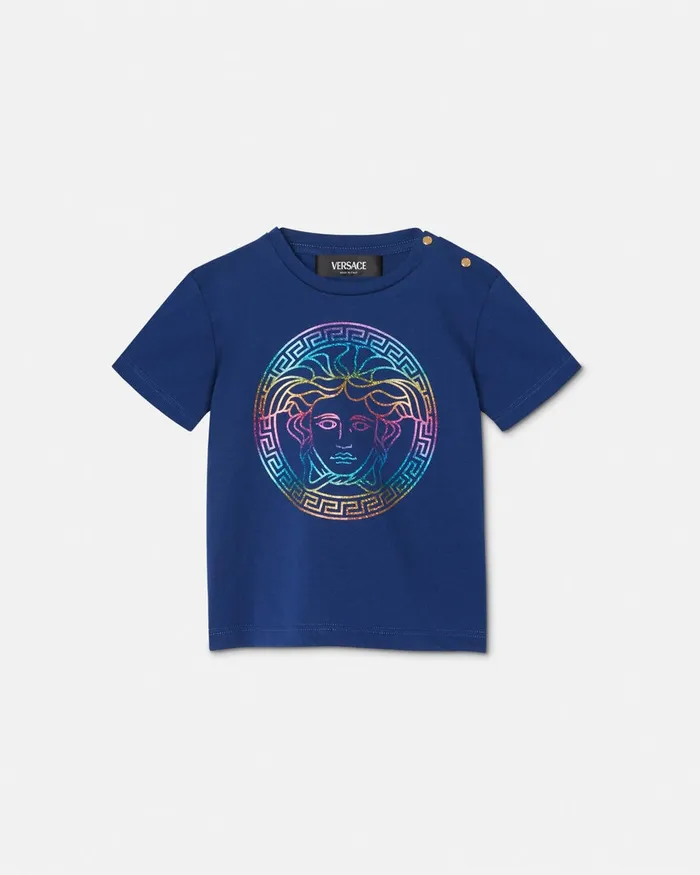 Versace Shirts and Tshirts Kids Medusa Baby TShirt Blue