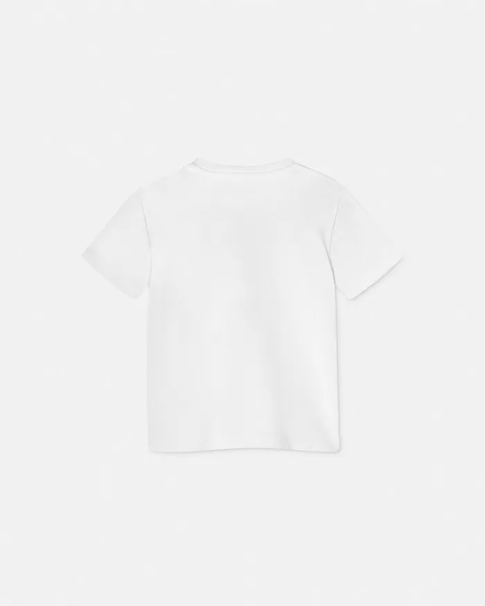 Versace Shirts and Tshirts Kids Medusa Baby TShirt Whitesilver