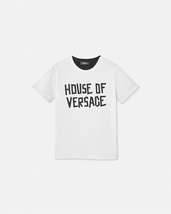 Versace Shirts and Tshirts Kids TShirt Blackwhite