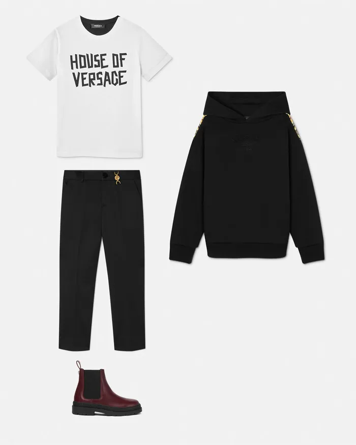Versace Shirts and Tshirts Kids TShirt Blackwhite