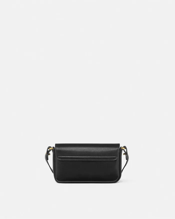 Versace Shoulder and Crossbody WomenMen Tag Mini Bag Blackgold