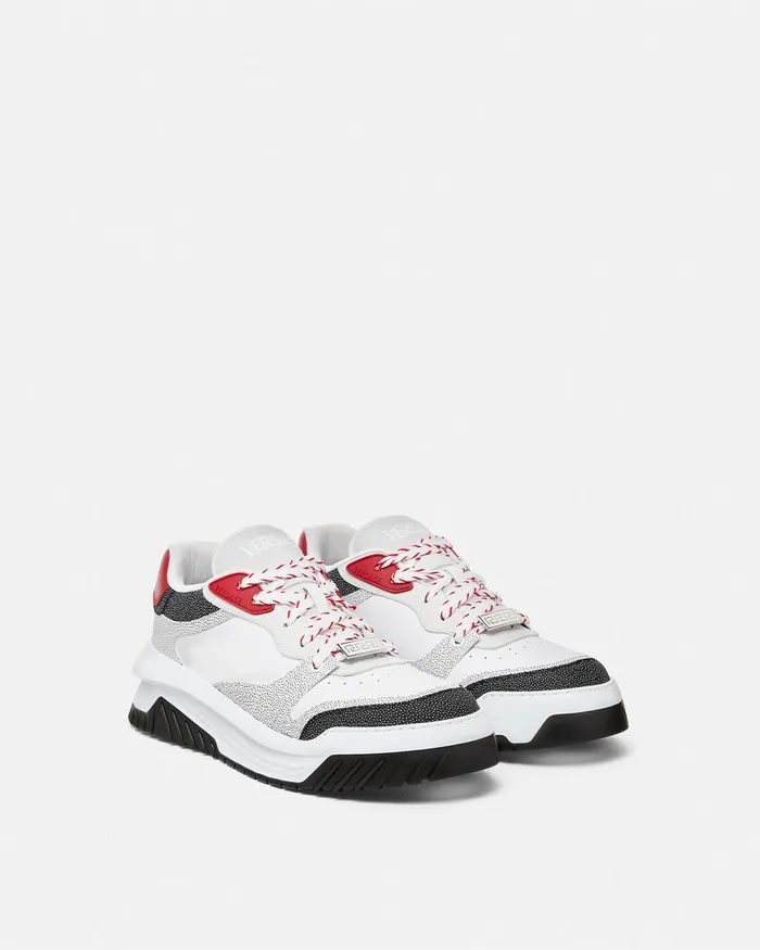 Versace Sneakers Men Odissea Sneakers Redwhite