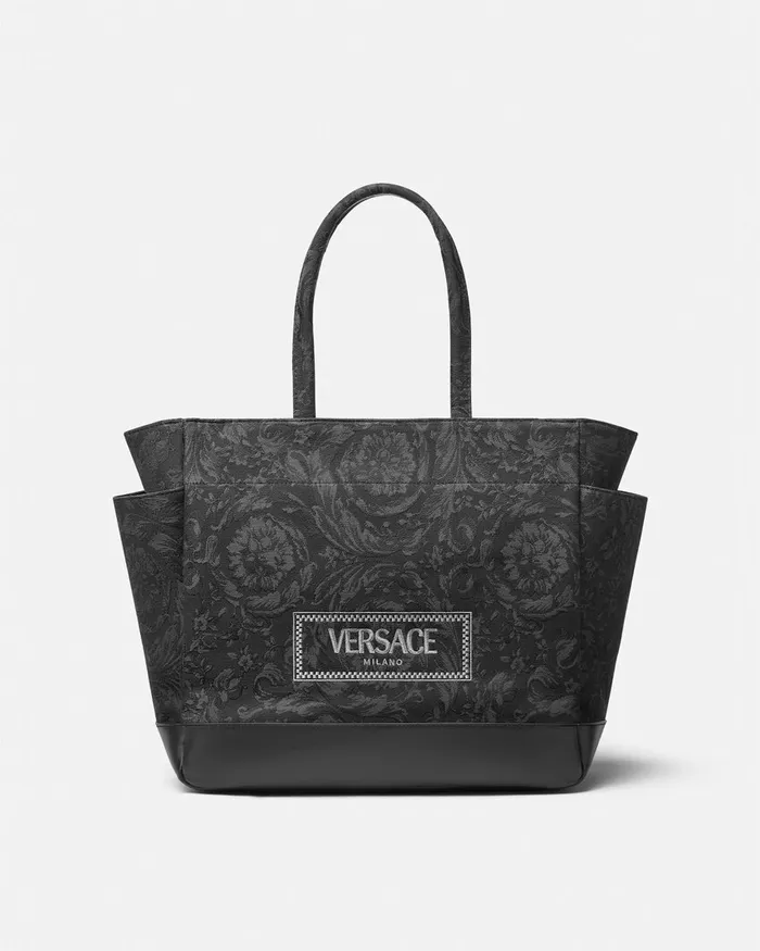 Versace Strollers and Others Kids Barocco Athena Baby Changing Mat Bag Blackgold