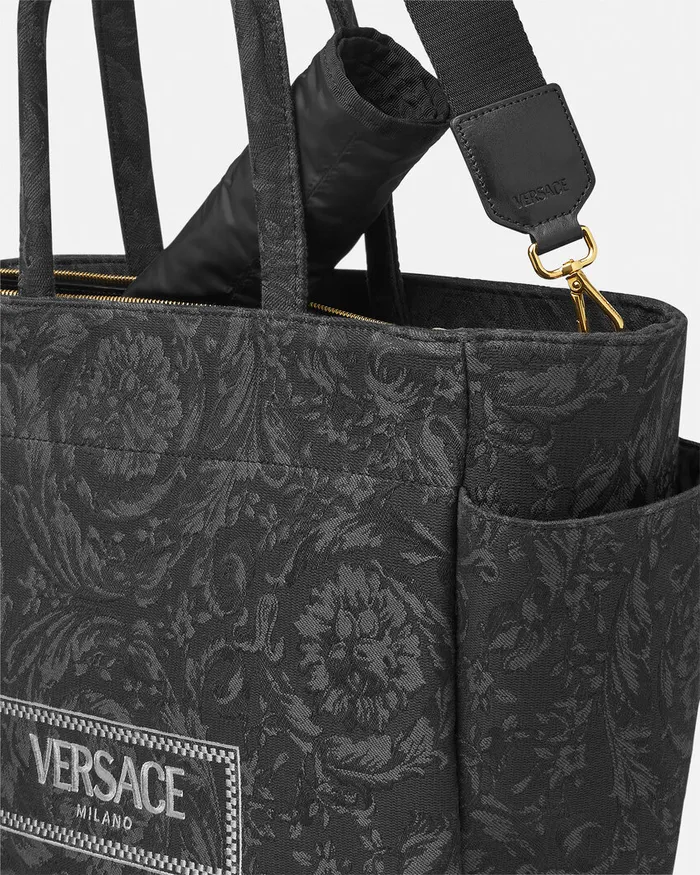 Versace Strollers and Others Kids Barocco Athena Baby Changing Mat Bag Blackgold