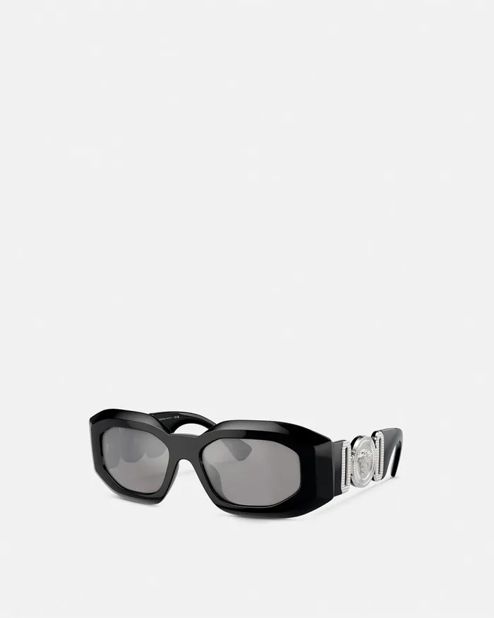 Versace Sunglasses MenWomen Maxi Medusa Biggie Sunglasses Black