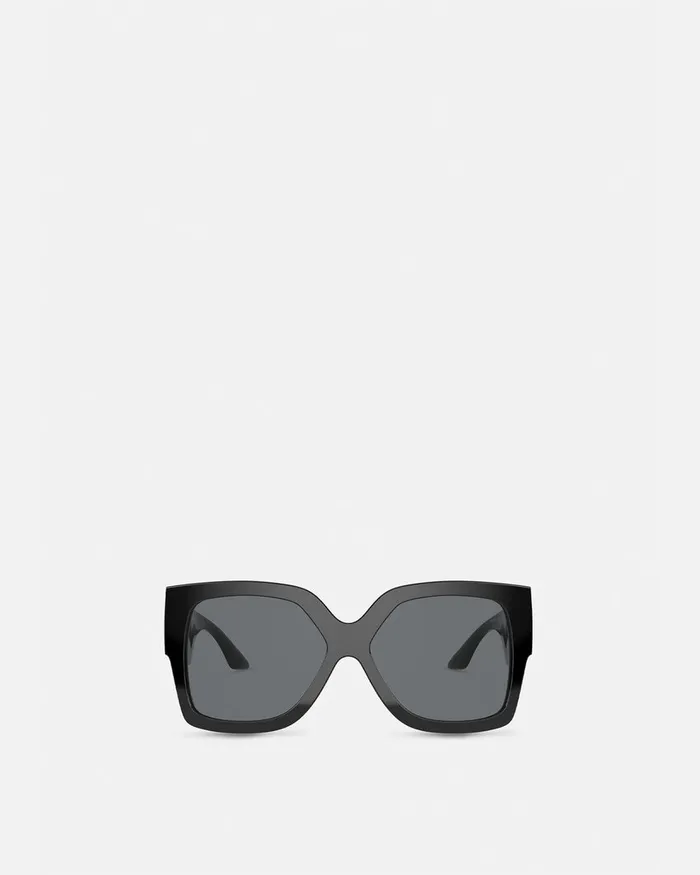 Versace Sunglasses Women Greca Sunglasses Black