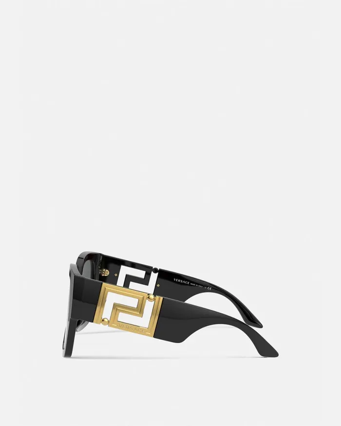 Versace Sunglasses Women Greca Sunglasses Black