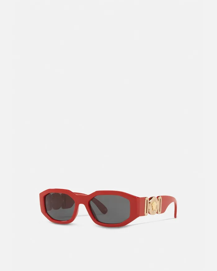 Versace Sunglasses WomenMen Medusa Biggie Sunglasses Red
