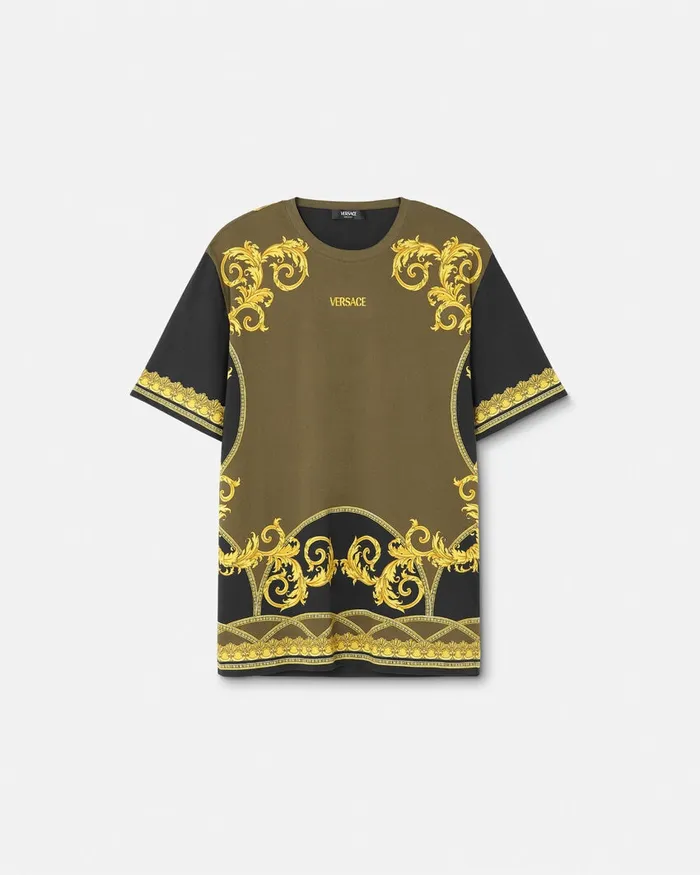 Versace TShirts and Polos Men La Coupe Des Dieux TShirt Black
