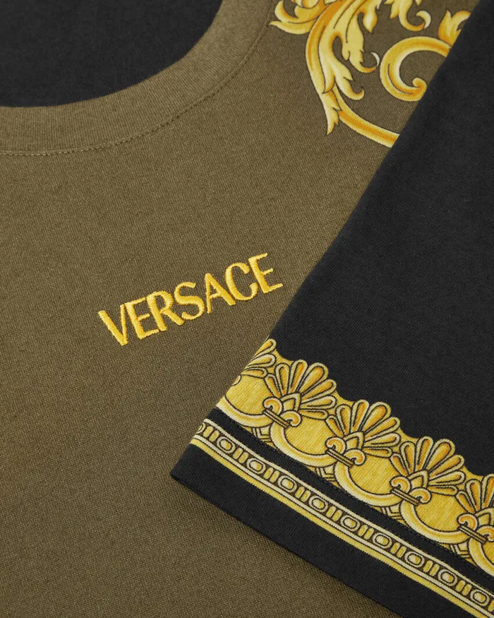 Versace TShirts and Polos Men La Coupe Des Dieux TShirt Black